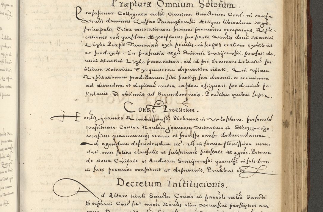 Zdjęcie nr 853 dla obiektu archiwalnego: Acta actorum causarum sententiarum deffinitiuarum, quam interloquutoriarum, decretorum, obligationum, procuratorum etc. coram Reverendo Domino Martino Izbienski de Rusiecz Archidiacono Posnaniensis, custode et in Spiritualibus Vicario generali officiali Cracoviensis, ad Annum Domini Millesimum quingentesimum Sexagesimum Nonum cuius indictio duodecima, Pontus Sanctissimi Pii Papae Quinti Annus quartus foeliciter continuantur