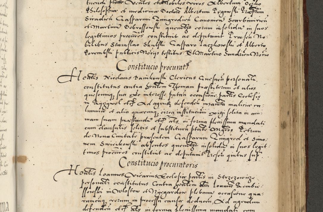 Zdjęcie nr 819 dla obiektu archiwalnego: Acta actorum causarum sententiarum deffinitiuarum, quam interloquutoriarum, decretorum, obligationum, procuratorum etc. coram Reverendo Domino Martino Izbienski de Rusiecz Archidiacono Posnaniensis, custode et in Spiritualibus Vicario generali officiali Cracoviensis, ad Annum Domini Millesimum quingentesimum Sexagesimum Nonum cuius indictio duodecima, Pontus Sanctissimi Pii Papae Quinti Annus quartus foeliciter continuantur