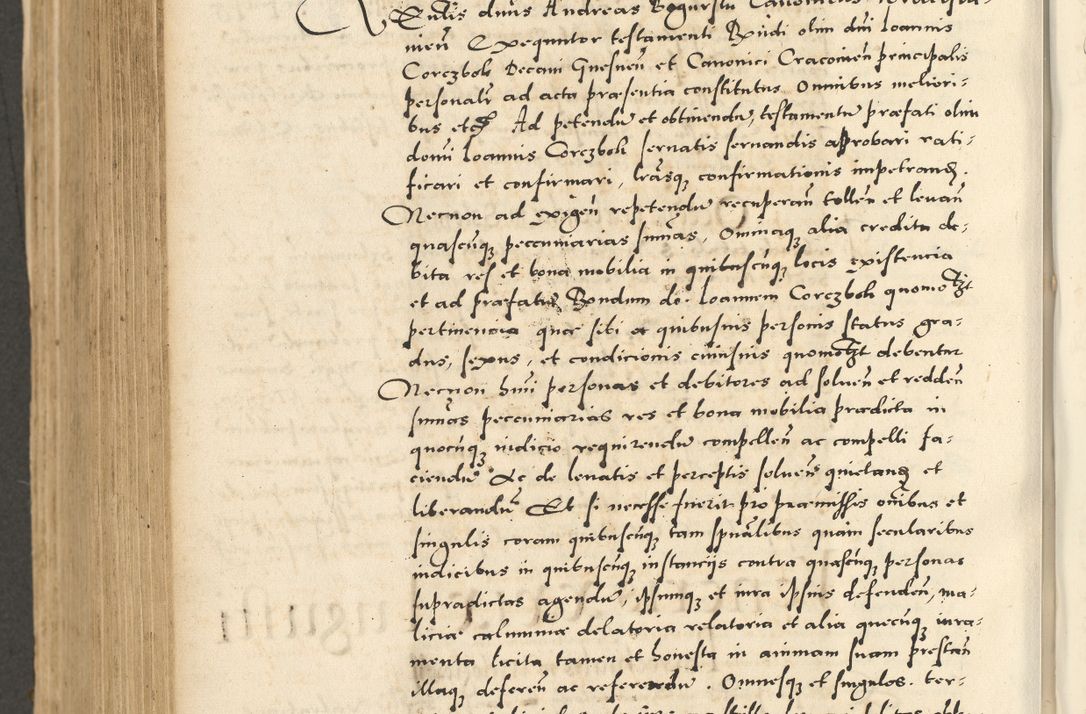 Zdjęcie nr 812 dla obiektu archiwalnego: Acta actorum causarum sententiarum deffinitiuarum, quam interloquutoriarum, decretorum, obligationum, procuratorum etc. coram Reverendo Domino Martino Izbienski de Rusiecz Archidiacono Posnaniensis, custode et in Spiritualibus Vicario generali officiali Cracoviensis, ad Annum Domini Millesimum quingentesimum Sexagesimum Nonum cuius indictio duodecima, Pontus Sanctissimi Pii Papae Quinti Annus quartus foeliciter continuantur