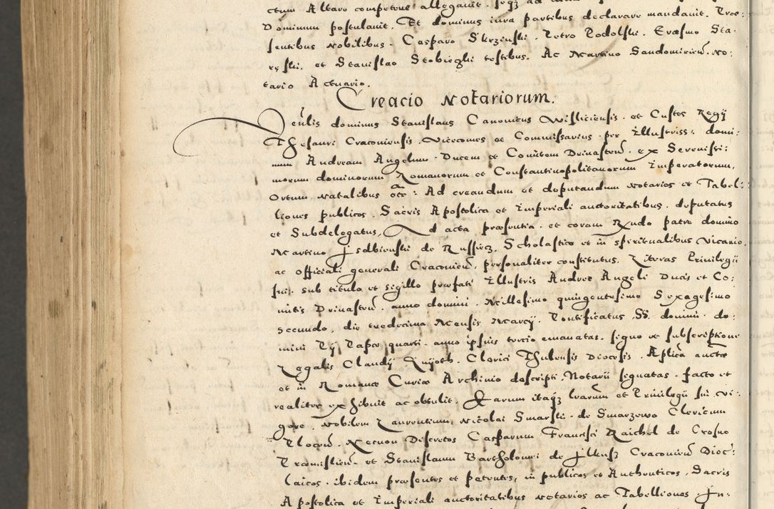Zdjęcie nr 1218 dla obiektu archiwalnego: Acta actorum causarum sententiarum deffinitiuarum, quam interloquutoriarum, decretorum, obligationum, procuratorum etc. coram Reverendo Domino Martino Izbienski de Rusiecz Archidiacono Posnaniensis, custode et in Spiritualibus Vicario generali officiali Cracoviensis, ad Annum Domini Millesimum quingentesimum Sexagesimum Nonum cuius indictio duodecima, Pontus Sanctissimi Pii Papae Quinti Annus quartus foeliciter continuantur