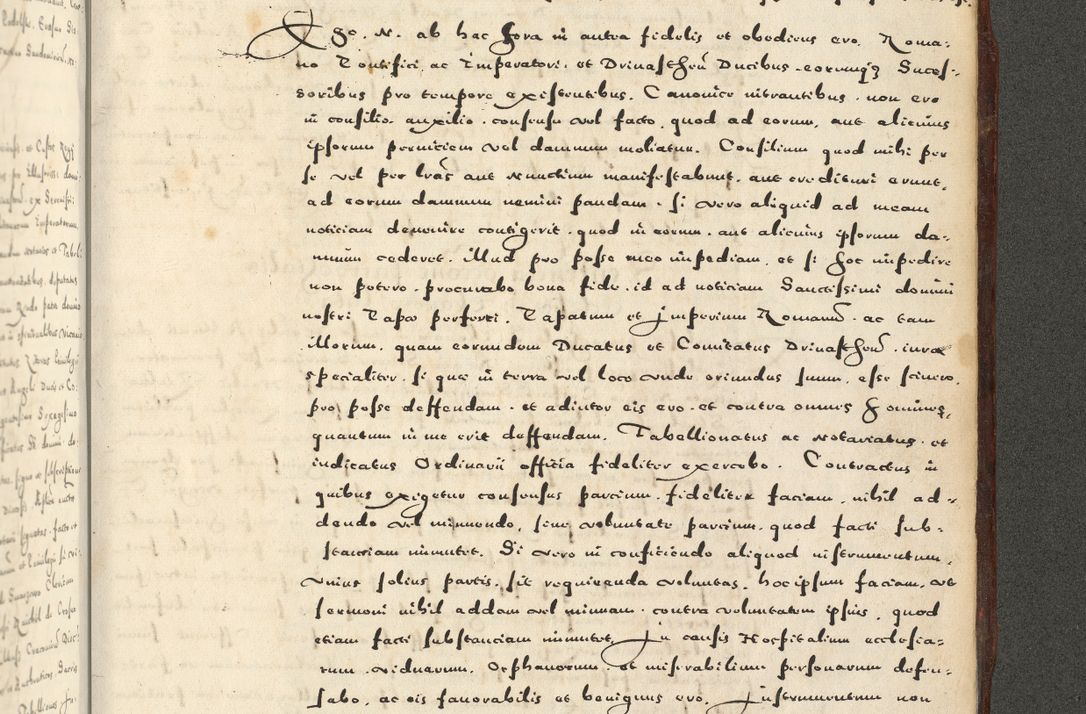 Zdjęcie nr 1219 dla obiektu archiwalnego: Acta actorum causarum sententiarum deffinitiuarum, quam interloquutoriarum, decretorum, obligationum, procuratorum etc. coram Reverendo Domino Martino Izbienski de Rusiecz Archidiacono Posnaniensis, custode et in Spiritualibus Vicario generali officiali Cracoviensis, ad Annum Domini Millesimum quingentesimum Sexagesimum Nonum cuius indictio duodecima, Pontus Sanctissimi Pii Papae Quinti Annus quartus foeliciter continuantur
