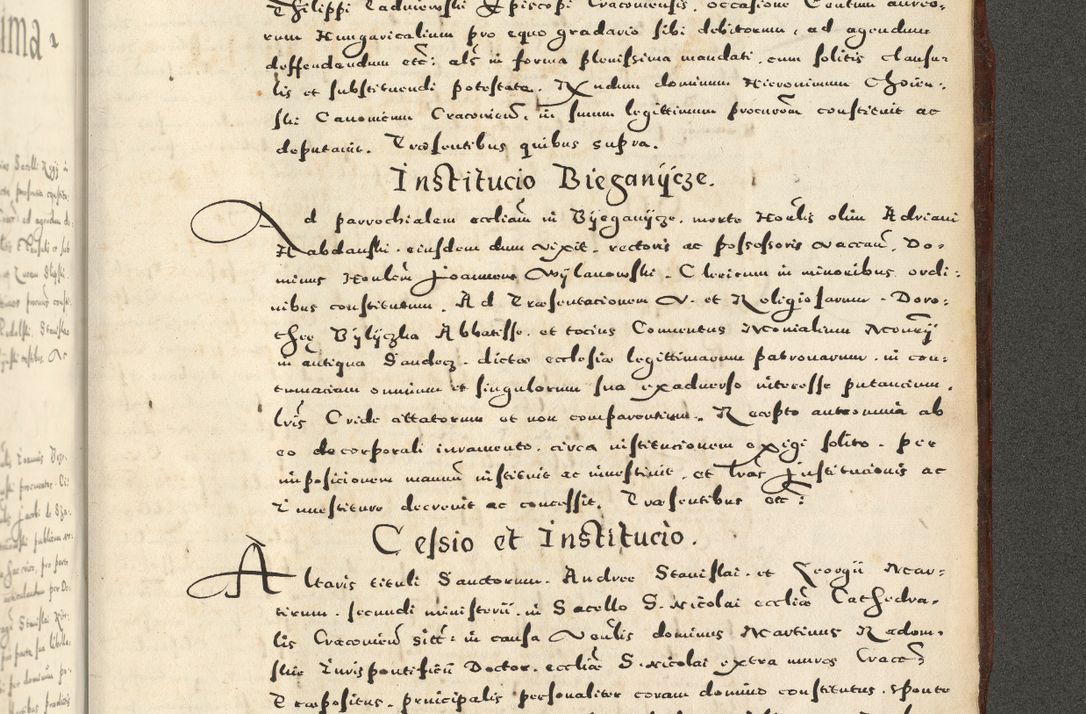 Zdjęcie nr 1215 dla obiektu archiwalnego: Acta actorum causarum sententiarum deffinitiuarum, quam interloquutoriarum, decretorum, obligationum, procuratorum etc. coram Reverendo Domino Martino Izbienski de Rusiecz Archidiacono Posnaniensis, custode et in Spiritualibus Vicario generali officiali Cracoviensis, ad Annum Domini Millesimum quingentesimum Sexagesimum Nonum cuius indictio duodecima, Pontus Sanctissimi Pii Papae Quinti Annus quartus foeliciter continuantur