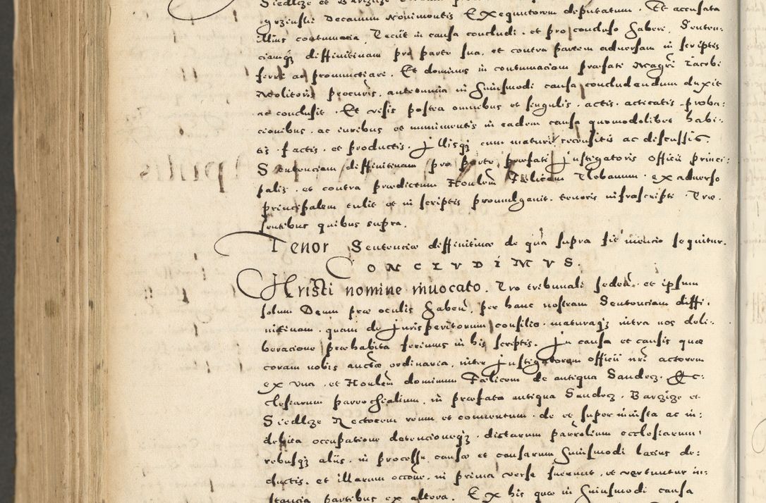 Zdjęcie nr 1208 dla obiektu archiwalnego: Acta actorum causarum sententiarum deffinitiuarum, quam interloquutoriarum, decretorum, obligationum, procuratorum etc. coram Reverendo Domino Martino Izbienski de Rusiecz Archidiacono Posnaniensis, custode et in Spiritualibus Vicario generali officiali Cracoviensis, ad Annum Domini Millesimum quingentesimum Sexagesimum Nonum cuius indictio duodecima, Pontus Sanctissimi Pii Papae Quinti Annus quartus foeliciter continuantur