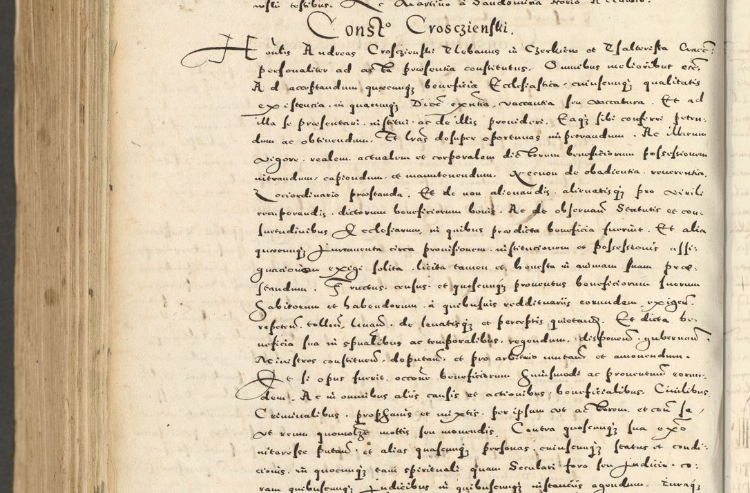 Zdjęcie nr 1202 dla obiektu archiwalnego: Acta actorum causarum sententiarum deffinitiuarum, quam interloquutoriarum, decretorum, obligationum, procuratorum etc. coram Reverendo Domino Martino Izbienski de Rusiecz Archidiacono Posnaniensis, custode et in Spiritualibus Vicario generali officiali Cracoviensis, ad Annum Domini Millesimum quingentesimum Sexagesimum Nonum cuius indictio duodecima, Pontus Sanctissimi Pii Papae Quinti Annus quartus foeliciter continuantur