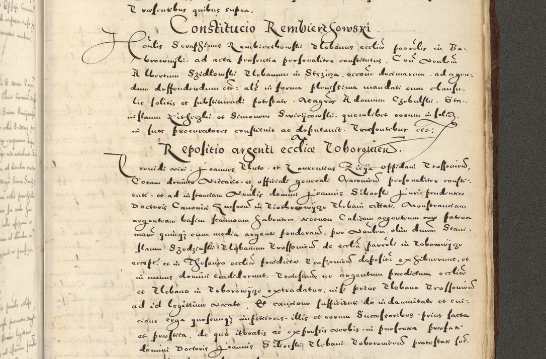 Zdjęcie nr 1201 dla obiektu archiwalnego: Acta actorum causarum sententiarum deffinitiuarum, quam interloquutoriarum, decretorum, obligationum, procuratorum etc. coram Reverendo Domino Martino Izbienski de Rusiecz Archidiacono Posnaniensis, custode et in Spiritualibus Vicario generali officiali Cracoviensis, ad Annum Domini Millesimum quingentesimum Sexagesimum Nonum cuius indictio duodecima, Pontus Sanctissimi Pii Papae Quinti Annus quartus foeliciter continuantur