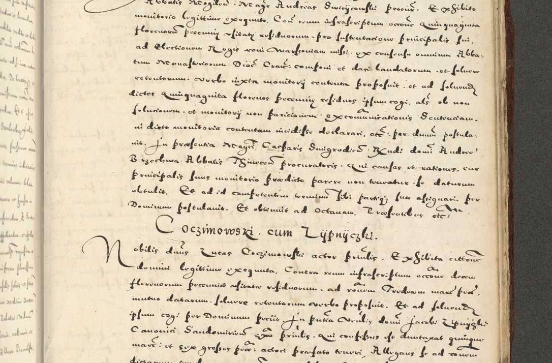 Zdjęcie nr 1173 dla obiektu archiwalnego: Acta actorum causarum sententiarum deffinitiuarum, quam interloquutoriarum, decretorum, obligationum, procuratorum etc. coram Reverendo Domino Martino Izbienski de Rusiecz Archidiacono Posnaniensis, custode et in Spiritualibus Vicario generali officiali Cracoviensis, ad Annum Domini Millesimum quingentesimum Sexagesimum Nonum cuius indictio duodecima, Pontus Sanctissimi Pii Papae Quinti Annus quartus foeliciter continuantur
