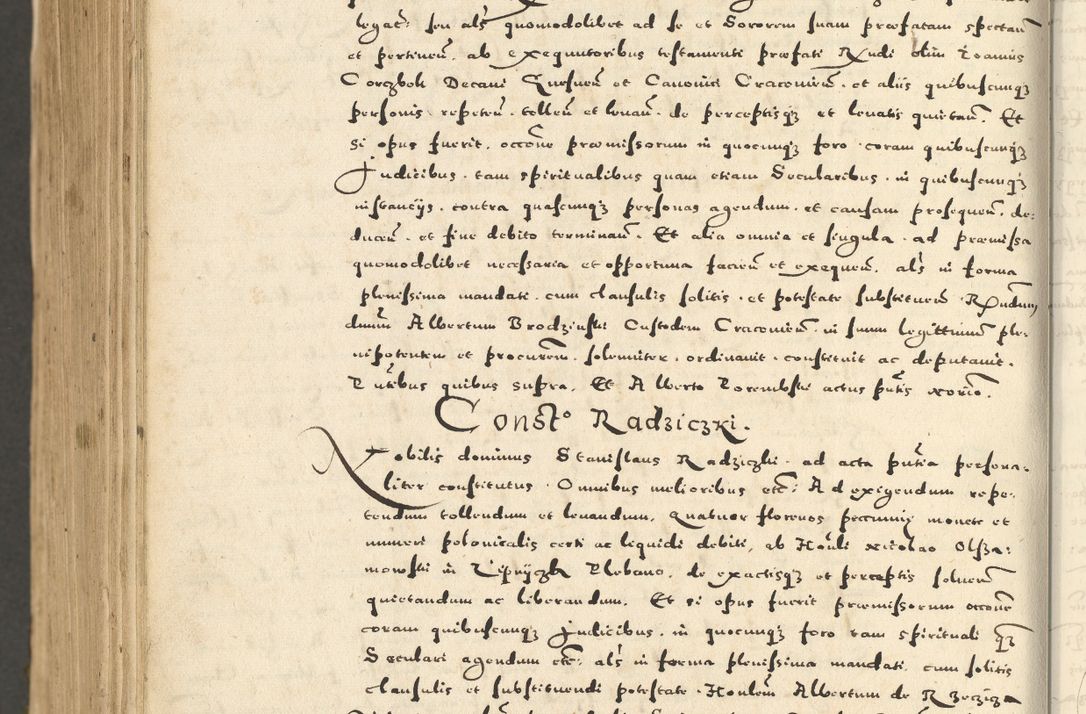 Zdjęcie nr 1164 dla obiektu archiwalnego: Acta actorum causarum sententiarum deffinitiuarum, quam interloquutoriarum, decretorum, obligationum, procuratorum etc. coram Reverendo Domino Martino Izbienski de Rusiecz Archidiacono Posnaniensis, custode et in Spiritualibus Vicario generali officiali Cracoviensis, ad Annum Domini Millesimum quingentesimum Sexagesimum Nonum cuius indictio duodecima, Pontus Sanctissimi Pii Papae Quinti Annus quartus foeliciter continuantur