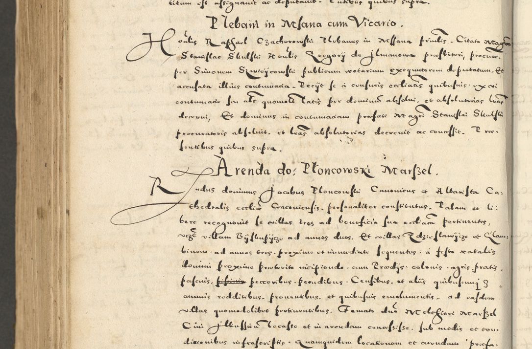 Zdjęcie nr 1156 dla obiektu archiwalnego: Acta actorum causarum sententiarum deffinitiuarum, quam interloquutoriarum, decretorum, obligationum, procuratorum etc. coram Reverendo Domino Martino Izbienski de Rusiecz Archidiacono Posnaniensis, custode et in Spiritualibus Vicario generali officiali Cracoviensis, ad Annum Domini Millesimum quingentesimum Sexagesimum Nonum cuius indictio duodecima, Pontus Sanctissimi Pii Papae Quinti Annus quartus foeliciter continuantur