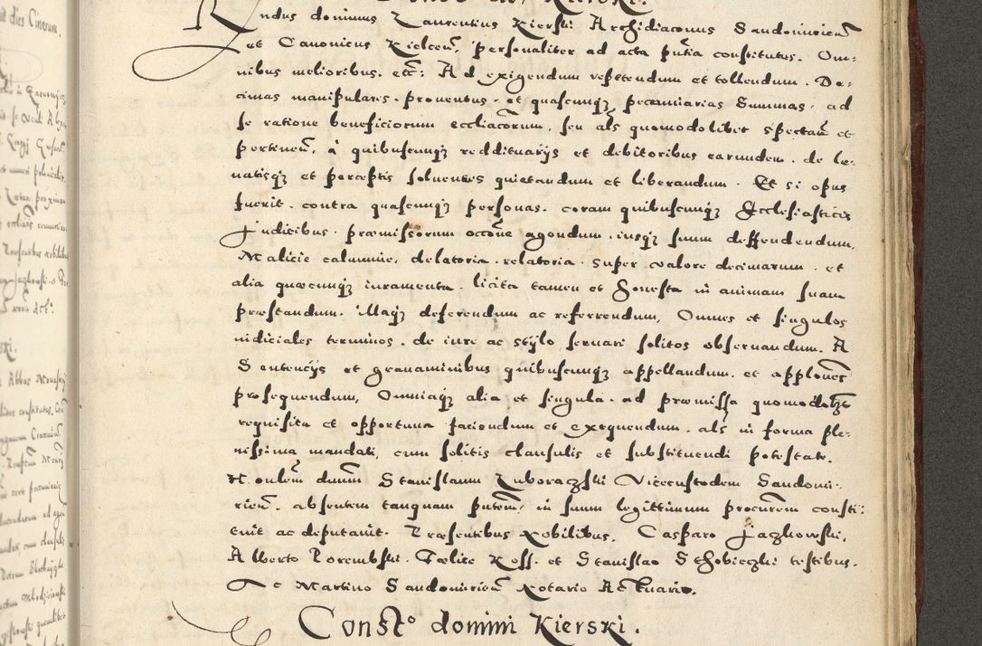 Zdjęcie nr 1153 dla obiektu archiwalnego: Acta actorum causarum sententiarum deffinitiuarum, quam interloquutoriarum, decretorum, obligationum, procuratorum etc. coram Reverendo Domino Martino Izbienski de Rusiecz Archidiacono Posnaniensis, custode et in Spiritualibus Vicario generali officiali Cracoviensis, ad Annum Domini Millesimum quingentesimum Sexagesimum Nonum cuius indictio duodecima, Pontus Sanctissimi Pii Papae Quinti Annus quartus foeliciter continuantur