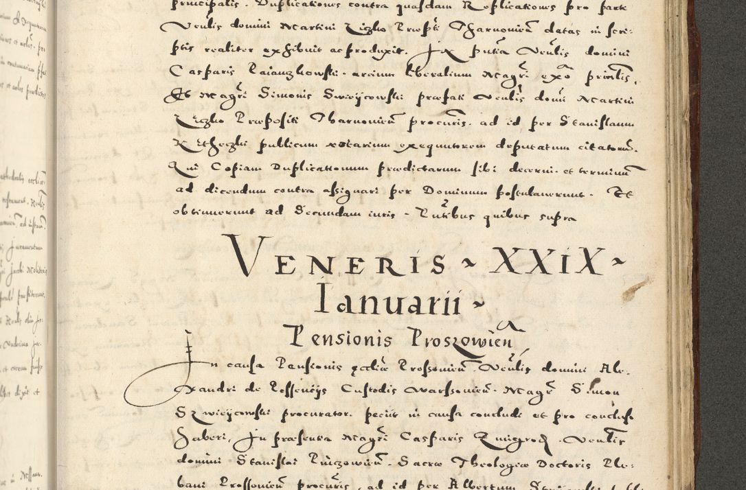 Zdjęcie nr 1137 dla obiektu archiwalnego: Acta actorum causarum sententiarum deffinitiuarum, quam interloquutoriarum, decretorum, obligationum, procuratorum etc. coram Reverendo Domino Martino Izbienski de Rusiecz Archidiacono Posnaniensis, custode et in Spiritualibus Vicario generali officiali Cracoviensis, ad Annum Domini Millesimum quingentesimum Sexagesimum Nonum cuius indictio duodecima, Pontus Sanctissimi Pii Papae Quinti Annus quartus foeliciter continuantur
