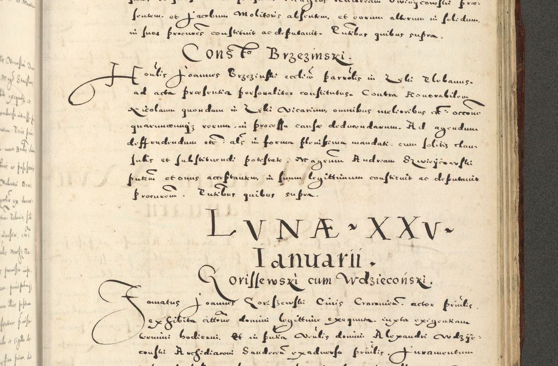 Zdjęcie nr 1133 dla obiektu archiwalnego: Acta actorum causarum sententiarum deffinitiuarum, quam interloquutoriarum, decretorum, obligationum, procuratorum etc. coram Reverendo Domino Martino Izbienski de Rusiecz Archidiacono Posnaniensis, custode et in Spiritualibus Vicario generali officiali Cracoviensis, ad Annum Domini Millesimum quingentesimum Sexagesimum Nonum cuius indictio duodecima, Pontus Sanctissimi Pii Papae Quinti Annus quartus foeliciter continuantur