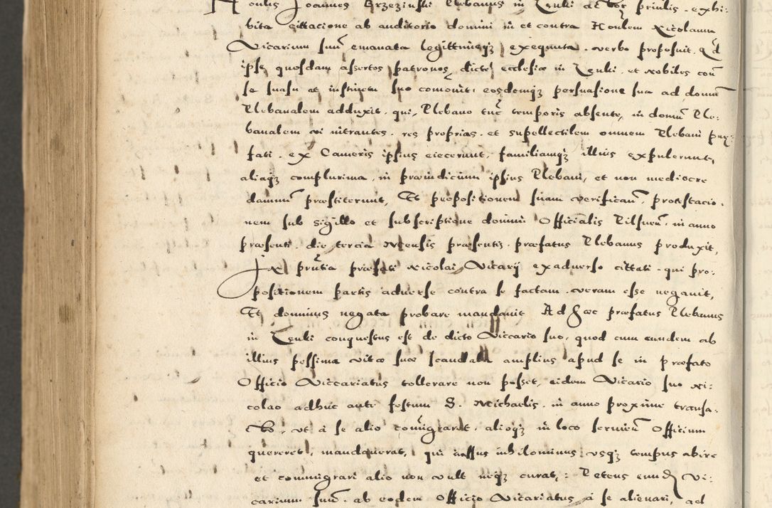 Zdjęcie nr 1126 dla obiektu archiwalnego: Acta actorum causarum sententiarum deffinitiuarum, quam interloquutoriarum, decretorum, obligationum, procuratorum etc. coram Reverendo Domino Martino Izbienski de Rusiecz Archidiacono Posnaniensis, custode et in Spiritualibus Vicario generali officiali Cracoviensis, ad Annum Domini Millesimum quingentesimum Sexagesimum Nonum cuius indictio duodecima, Pontus Sanctissimi Pii Papae Quinti Annus quartus foeliciter continuantur