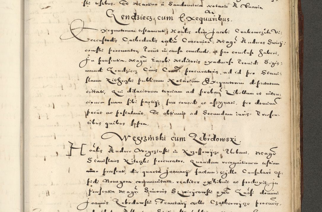 Zdjęcie nr 1123 dla obiektu archiwalnego: Acta actorum causarum sententiarum deffinitiuarum, quam interloquutoriarum, decretorum, obligationum, procuratorum etc. coram Reverendo Domino Martino Izbienski de Rusiecz Archidiacono Posnaniensis, custode et in Spiritualibus Vicario generali officiali Cracoviensis, ad Annum Domini Millesimum quingentesimum Sexagesimum Nonum cuius indictio duodecima, Pontus Sanctissimi Pii Papae Quinti Annus quartus foeliciter continuantur