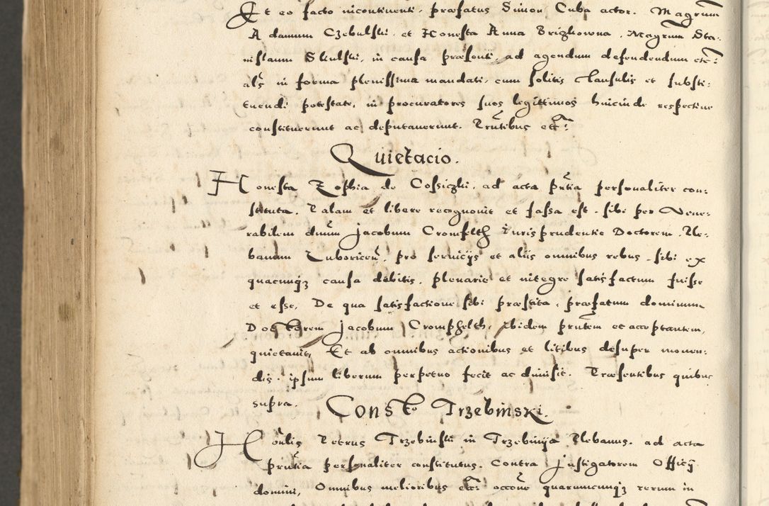 Zdjęcie nr 1124 dla obiektu archiwalnego: Acta actorum causarum sententiarum deffinitiuarum, quam interloquutoriarum, decretorum, obligationum, procuratorum etc. coram Reverendo Domino Martino Izbienski de Rusiecz Archidiacono Posnaniensis, custode et in Spiritualibus Vicario generali officiali Cracoviensis, ad Annum Domini Millesimum quingentesimum Sexagesimum Nonum cuius indictio duodecima, Pontus Sanctissimi Pii Papae Quinti Annus quartus foeliciter continuantur