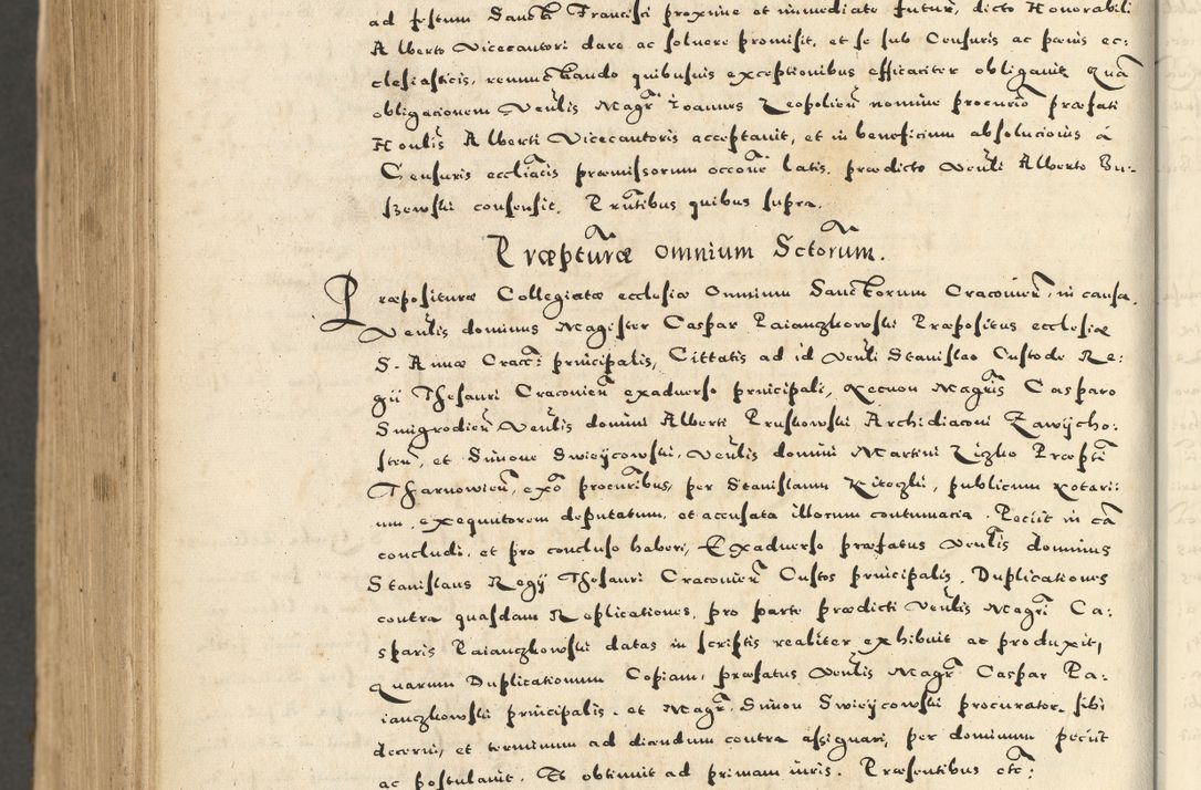 Zdjęcie nr 1118 dla obiektu archiwalnego: Acta actorum causarum sententiarum deffinitiuarum, quam interloquutoriarum, decretorum, obligationum, procuratorum etc. coram Reverendo Domino Martino Izbienski de Rusiecz Archidiacono Posnaniensis, custode et in Spiritualibus Vicario generali officiali Cracoviensis, ad Annum Domini Millesimum quingentesimum Sexagesimum Nonum cuius indictio duodecima, Pontus Sanctissimi Pii Papae Quinti Annus quartus foeliciter continuantur