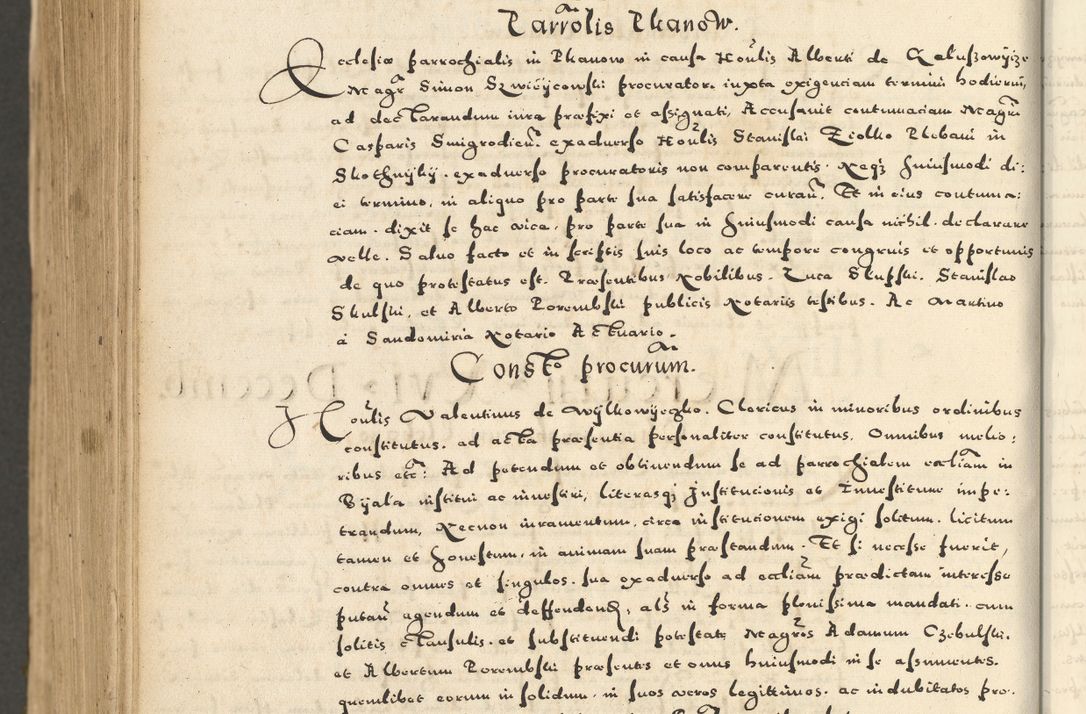 Zdjęcie nr 1116 dla obiektu archiwalnego: Acta actorum causarum sententiarum deffinitiuarum, quam interloquutoriarum, decretorum, obligationum, procuratorum etc. coram Reverendo Domino Martino Izbienski de Rusiecz Archidiacono Posnaniensis, custode et in Spiritualibus Vicario generali officiali Cracoviensis, ad Annum Domini Millesimum quingentesimum Sexagesimum Nonum cuius indictio duodecima, Pontus Sanctissimi Pii Papae Quinti Annus quartus foeliciter continuantur