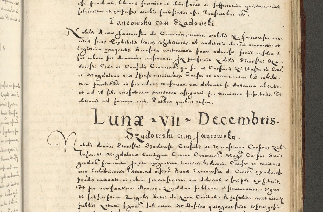 Zdjęcie nr 1109 dla obiektu archiwalnego: Acta actorum causarum sententiarum deffinitiuarum, quam interloquutoriarum, decretorum, obligationum, procuratorum etc. coram Reverendo Domino Martino Izbienski de Rusiecz Archidiacono Posnaniensis, custode et in Spiritualibus Vicario generali officiali Cracoviensis, ad Annum Domini Millesimum quingentesimum Sexagesimum Nonum cuius indictio duodecima, Pontus Sanctissimi Pii Papae Quinti Annus quartus foeliciter continuantur