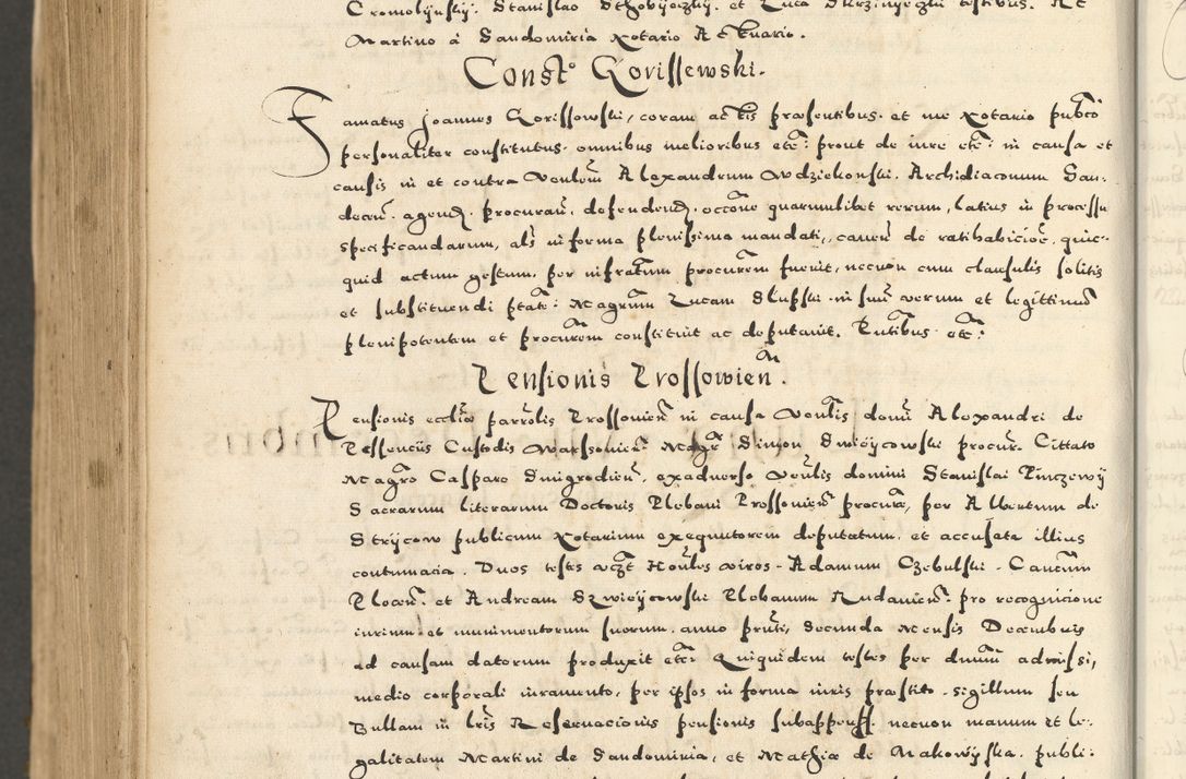 Zdjęcie nr 1110 dla obiektu archiwalnego: Acta actorum causarum sententiarum deffinitiuarum, quam interloquutoriarum, decretorum, obligationum, procuratorum etc. coram Reverendo Domino Martino Izbienski de Rusiecz Archidiacono Posnaniensis, custode et in Spiritualibus Vicario generali officiali Cracoviensis, ad Annum Domini Millesimum quingentesimum Sexagesimum Nonum cuius indictio duodecima, Pontus Sanctissimi Pii Papae Quinti Annus quartus foeliciter continuantur