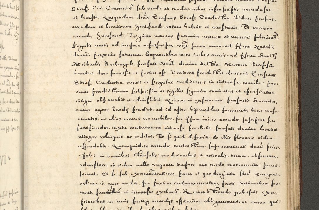 Zdjęcie nr 1103 dla obiektu archiwalnego: Acta actorum causarum sententiarum deffinitiuarum, quam interloquutoriarum, decretorum, obligationum, procuratorum etc. coram Reverendo Domino Martino Izbienski de Rusiecz Archidiacono Posnaniensis, custode et in Spiritualibus Vicario generali officiali Cracoviensis, ad Annum Domini Millesimum quingentesimum Sexagesimum Nonum cuius indictio duodecima, Pontus Sanctissimi Pii Papae Quinti Annus quartus foeliciter continuantur