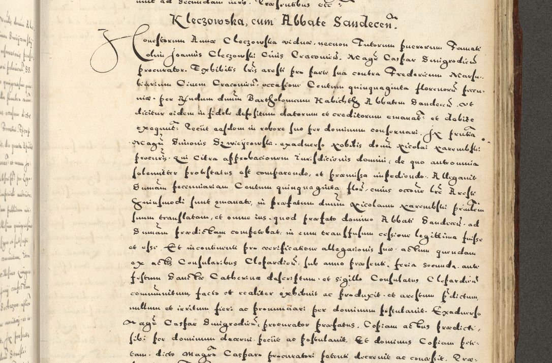 Zdjęcie nr 1107 dla obiektu archiwalnego: Acta actorum causarum sententiarum deffinitiuarum, quam interloquutoriarum, decretorum, obligationum, procuratorum etc. coram Reverendo Domino Martino Izbienski de Rusiecz Archidiacono Posnaniensis, custode et in Spiritualibus Vicario generali officiali Cracoviensis, ad Annum Domini Millesimum quingentesimum Sexagesimum Nonum cuius indictio duodecima, Pontus Sanctissimi Pii Papae Quinti Annus quartus foeliciter continuantur