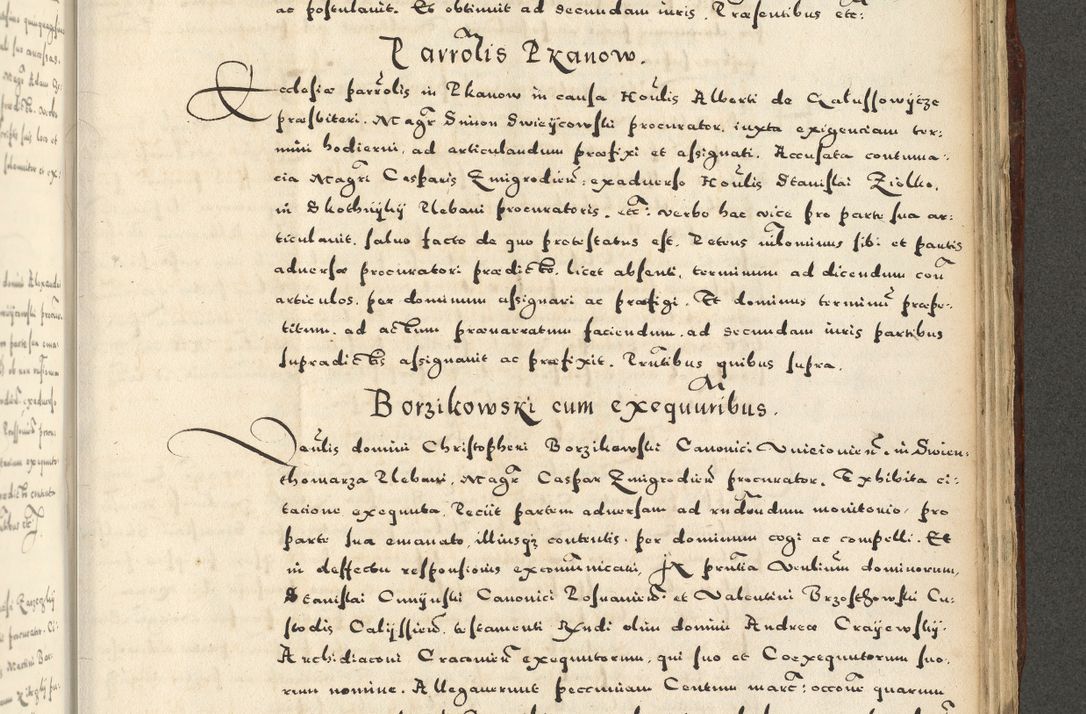 Zdjęcie nr 1099 dla obiektu archiwalnego: Acta actorum causarum sententiarum deffinitiuarum, quam interloquutoriarum, decretorum, obligationum, procuratorum etc. coram Reverendo Domino Martino Izbienski de Rusiecz Archidiacono Posnaniensis, custode et in Spiritualibus Vicario generali officiali Cracoviensis, ad Annum Domini Millesimum quingentesimum Sexagesimum Nonum cuius indictio duodecima, Pontus Sanctissimi Pii Papae Quinti Annus quartus foeliciter continuantur