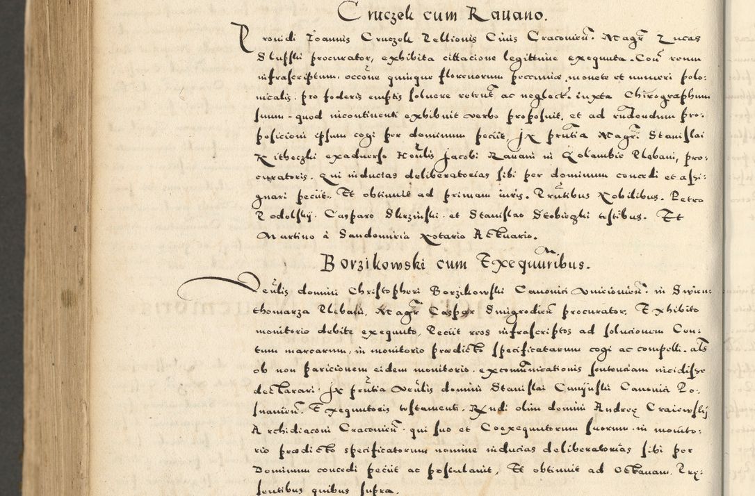Zdjęcie nr 1090 dla obiektu archiwalnego: Acta actorum causarum sententiarum deffinitiuarum, quam interloquutoriarum, decretorum, obligationum, procuratorum etc. coram Reverendo Domino Martino Izbienski de Rusiecz Archidiacono Posnaniensis, custode et in Spiritualibus Vicario generali officiali Cracoviensis, ad Annum Domini Millesimum quingentesimum Sexagesimum Nonum cuius indictio duodecima, Pontus Sanctissimi Pii Papae Quinti Annus quartus foeliciter continuantur