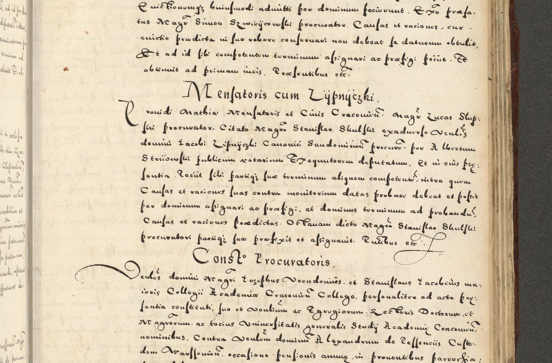 Zdjęcie nr 1081 dla obiektu archiwalnego: Acta actorum causarum sententiarum deffinitiuarum, quam interloquutoriarum, decretorum, obligationum, procuratorum etc. coram Reverendo Domino Martino Izbienski de Rusiecz Archidiacono Posnaniensis, custode et in Spiritualibus Vicario generali officiali Cracoviensis, ad Annum Domini Millesimum quingentesimum Sexagesimum Nonum cuius indictio duodecima, Pontus Sanctissimi Pii Papae Quinti Annus quartus foeliciter continuantur