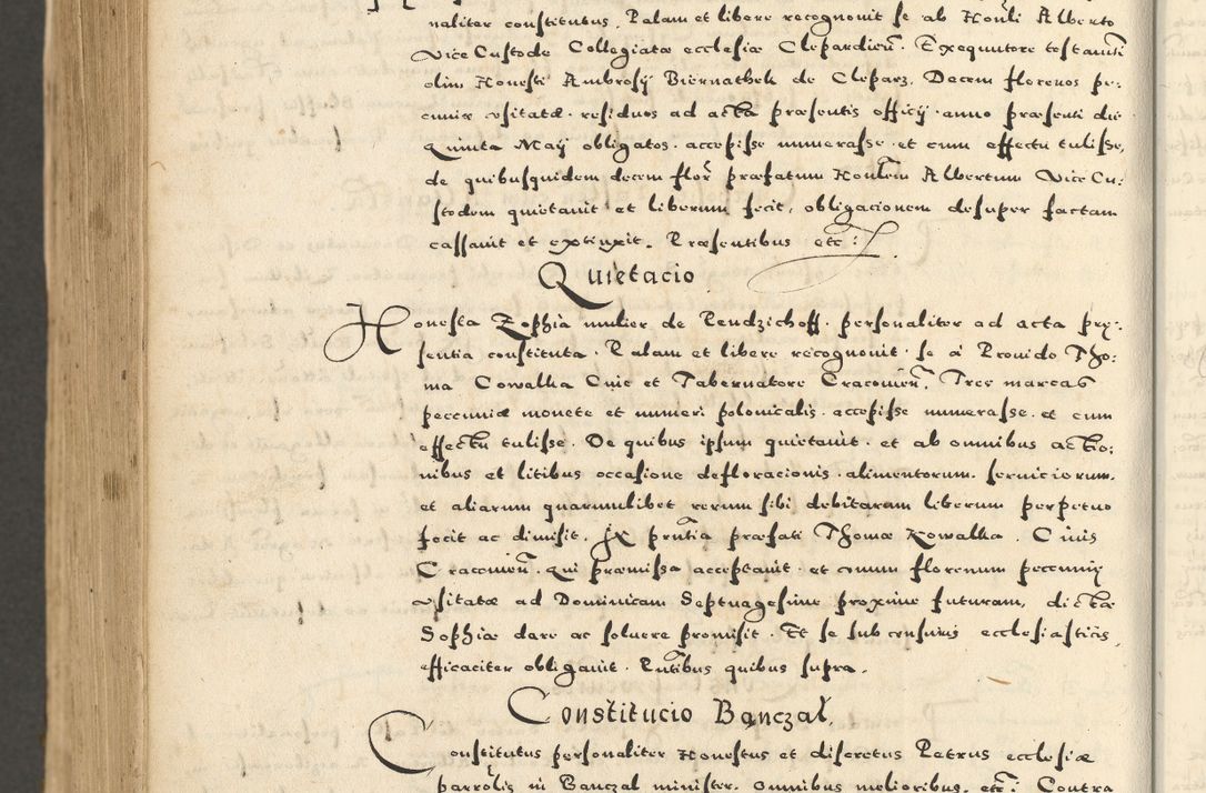 Zdjęcie nr 1078 dla obiektu archiwalnego: Acta actorum causarum sententiarum deffinitiuarum, quam interloquutoriarum, decretorum, obligationum, procuratorum etc. coram Reverendo Domino Martino Izbienski de Rusiecz Archidiacono Posnaniensis, custode et in Spiritualibus Vicario generali officiali Cracoviensis, ad Annum Domini Millesimum quingentesimum Sexagesimum Nonum cuius indictio duodecima, Pontus Sanctissimi Pii Papae Quinti Annus quartus foeliciter continuantur