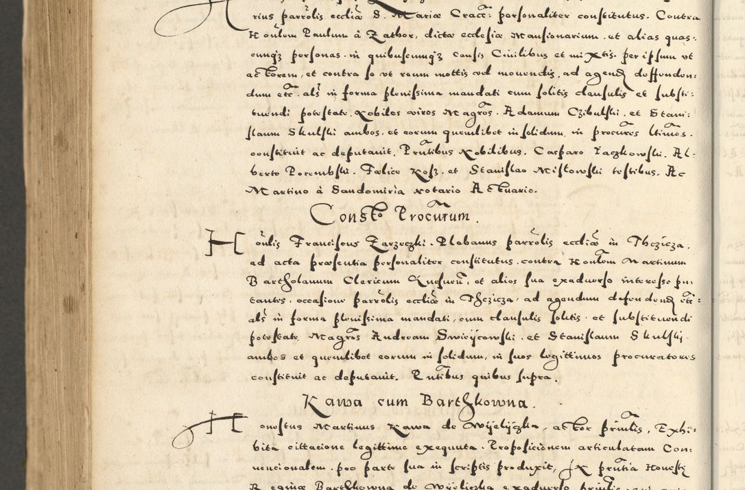 Zdjęcie nr 1076 dla obiektu archiwalnego: Acta actorum causarum sententiarum deffinitiuarum, quam interloquutoriarum, decretorum, obligationum, procuratorum etc. coram Reverendo Domino Martino Izbienski de Rusiecz Archidiacono Posnaniensis, custode et in Spiritualibus Vicario generali officiali Cracoviensis, ad Annum Domini Millesimum quingentesimum Sexagesimum Nonum cuius indictio duodecima, Pontus Sanctissimi Pii Papae Quinti Annus quartus foeliciter continuantur