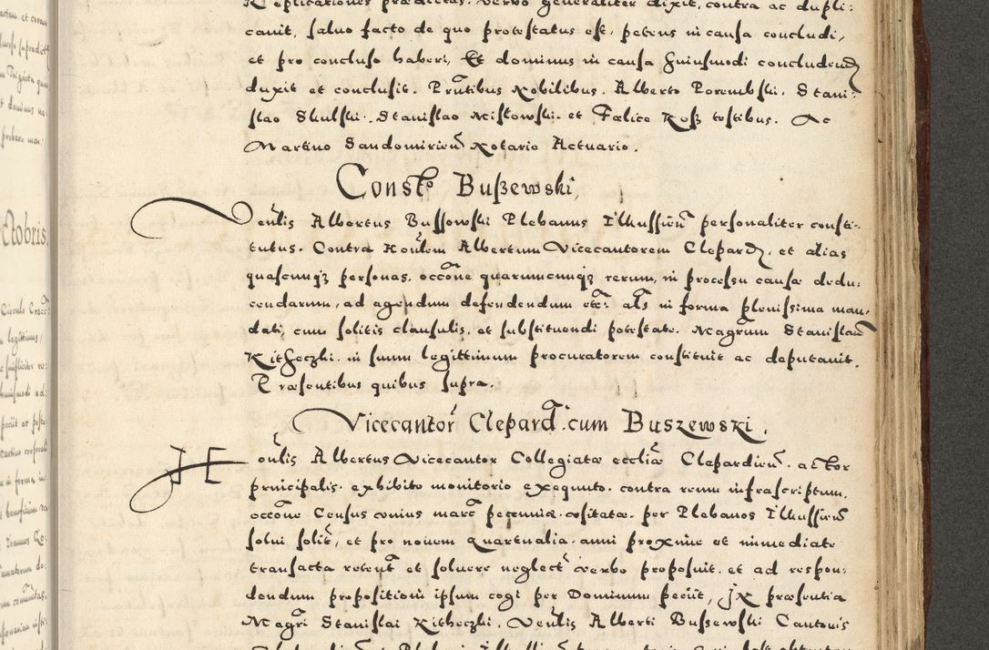 Zdjęcie nr 1073 dla obiektu archiwalnego: Acta actorum causarum sententiarum deffinitiuarum, quam interloquutoriarum, decretorum, obligationum, procuratorum etc. coram Reverendo Domino Martino Izbienski de Rusiecz Archidiacono Posnaniensis, custode et in Spiritualibus Vicario generali officiali Cracoviensis, ad Annum Domini Millesimum quingentesimum Sexagesimum Nonum cuius indictio duodecima, Pontus Sanctissimi Pii Papae Quinti Annus quartus foeliciter continuantur
