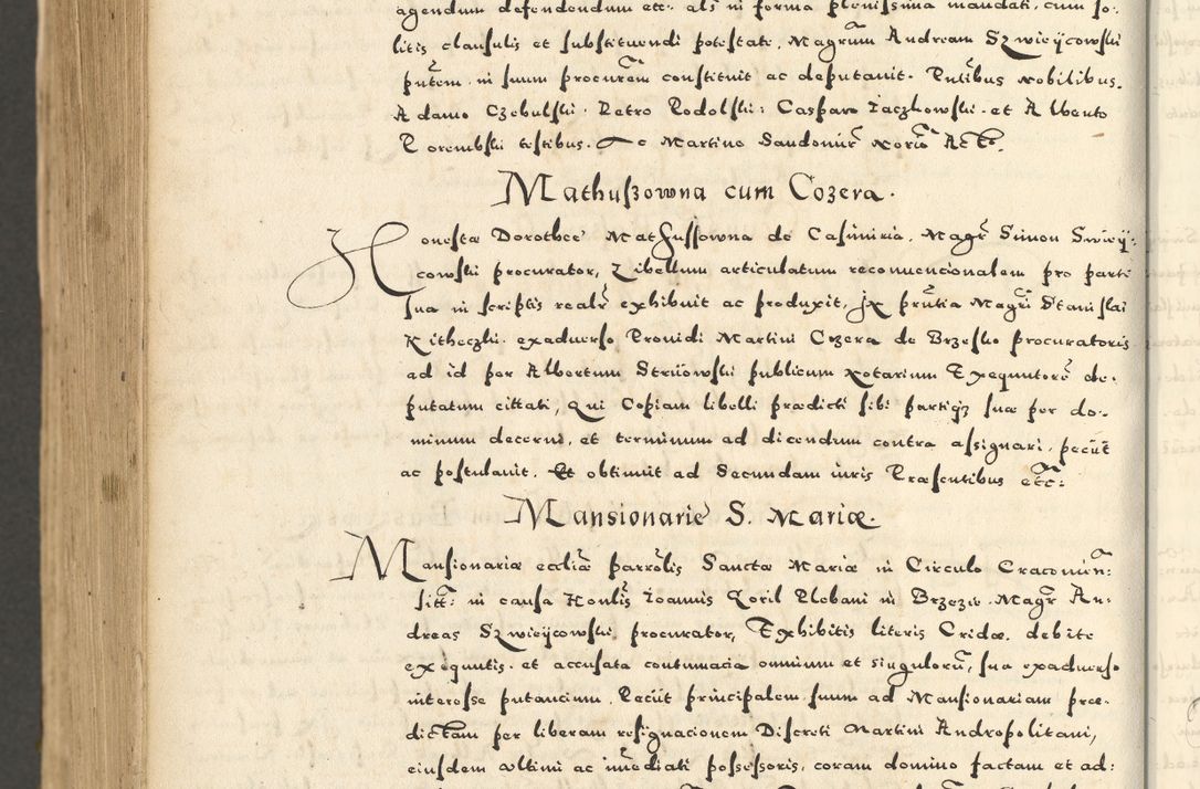 Zdjęcie nr 1074 dla obiektu archiwalnego: Acta actorum causarum sententiarum deffinitiuarum, quam interloquutoriarum, decretorum, obligationum, procuratorum etc. coram Reverendo Domino Martino Izbienski de Rusiecz Archidiacono Posnaniensis, custode et in Spiritualibus Vicario generali officiali Cracoviensis, ad Annum Domini Millesimum quingentesimum Sexagesimum Nonum cuius indictio duodecima, Pontus Sanctissimi Pii Papae Quinti Annus quartus foeliciter continuantur