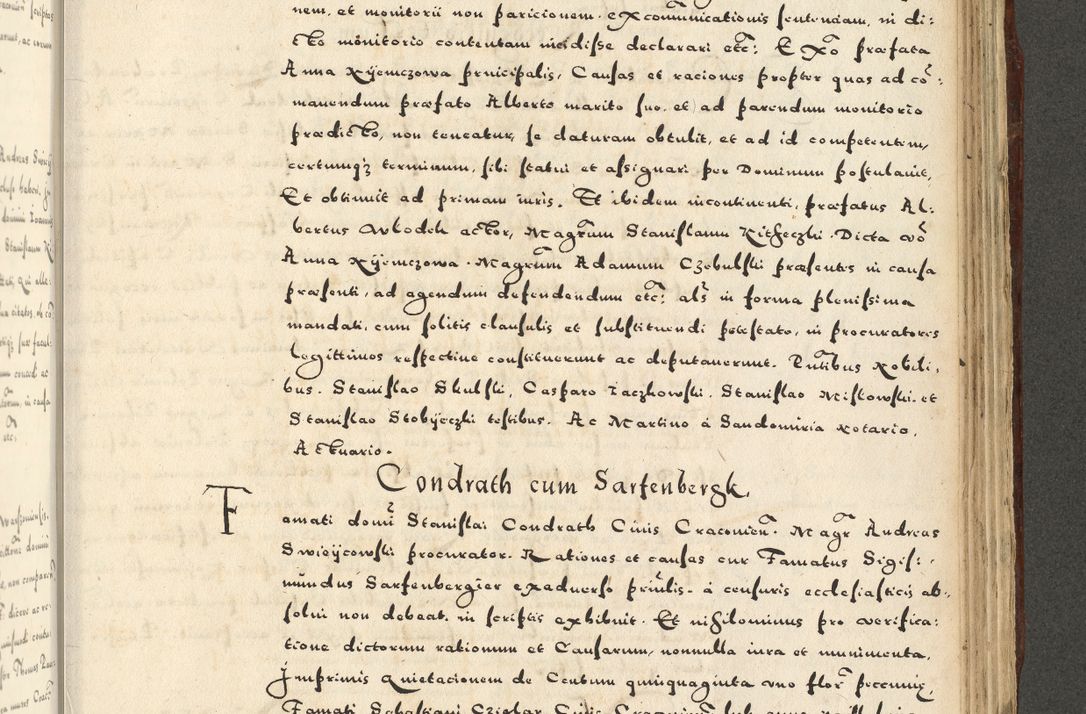 Zdjęcie nr 1067 dla obiektu archiwalnego: Acta actorum causarum sententiarum deffinitiuarum, quam interloquutoriarum, decretorum, obligationum, procuratorum etc. coram Reverendo Domino Martino Izbienski de Rusiecz Archidiacono Posnaniensis, custode et in Spiritualibus Vicario generali officiali Cracoviensis, ad Annum Domini Millesimum quingentesimum Sexagesimum Nonum cuius indictio duodecima, Pontus Sanctissimi Pii Papae Quinti Annus quartus foeliciter continuantur