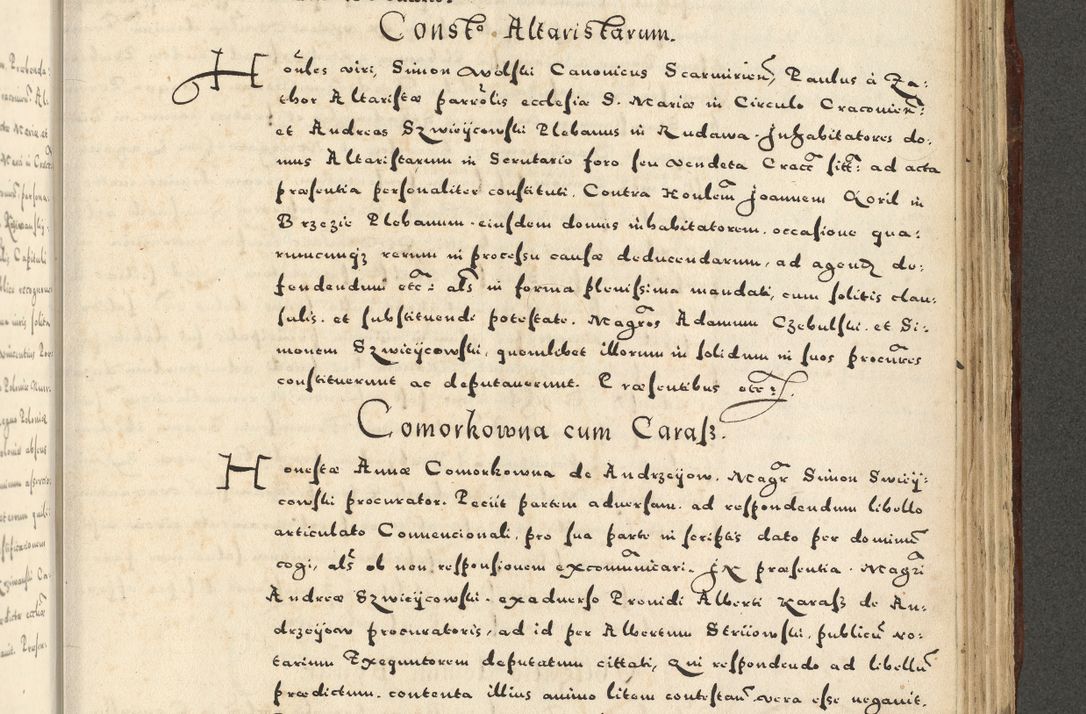 Zdjęcie nr 1069 dla obiektu archiwalnego: Acta actorum causarum sententiarum deffinitiuarum, quam interloquutoriarum, decretorum, obligationum, procuratorum etc. coram Reverendo Domino Martino Izbienski de Rusiecz Archidiacono Posnaniensis, custode et in Spiritualibus Vicario generali officiali Cracoviensis, ad Annum Domini Millesimum quingentesimum Sexagesimum Nonum cuius indictio duodecima, Pontus Sanctissimi Pii Papae Quinti Annus quartus foeliciter continuantur