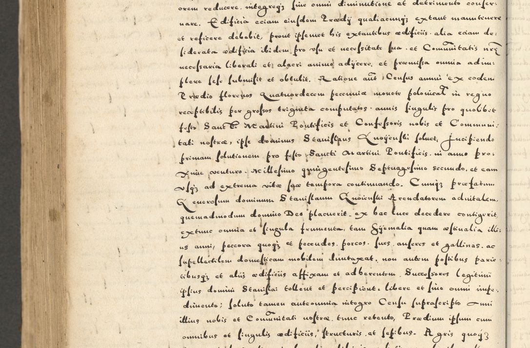 Zdjęcie nr 1052 dla obiektu archiwalnego: Acta actorum causarum sententiarum deffinitiuarum, quam interloquutoriarum, decretorum, obligationum, procuratorum etc. coram Reverendo Domino Martino Izbienski de Rusiecz Archidiacono Posnaniensis, custode et in Spiritualibus Vicario generali officiali Cracoviensis, ad Annum Domini Millesimum quingentesimum Sexagesimum Nonum cuius indictio duodecima, Pontus Sanctissimi Pii Papae Quinti Annus quartus foeliciter continuantur