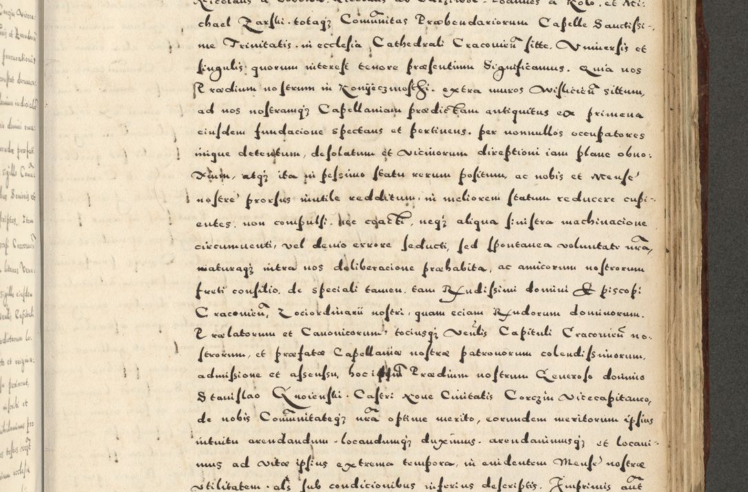 Zdjęcie nr 1051 dla obiektu archiwalnego: Acta actorum causarum sententiarum deffinitiuarum, quam interloquutoriarum, decretorum, obligationum, procuratorum etc. coram Reverendo Domino Martino Izbienski de Rusiecz Archidiacono Posnaniensis, custode et in Spiritualibus Vicario generali officiali Cracoviensis, ad Annum Domini Millesimum quingentesimum Sexagesimum Nonum cuius indictio duodecima, Pontus Sanctissimi Pii Papae Quinti Annus quartus foeliciter continuantur