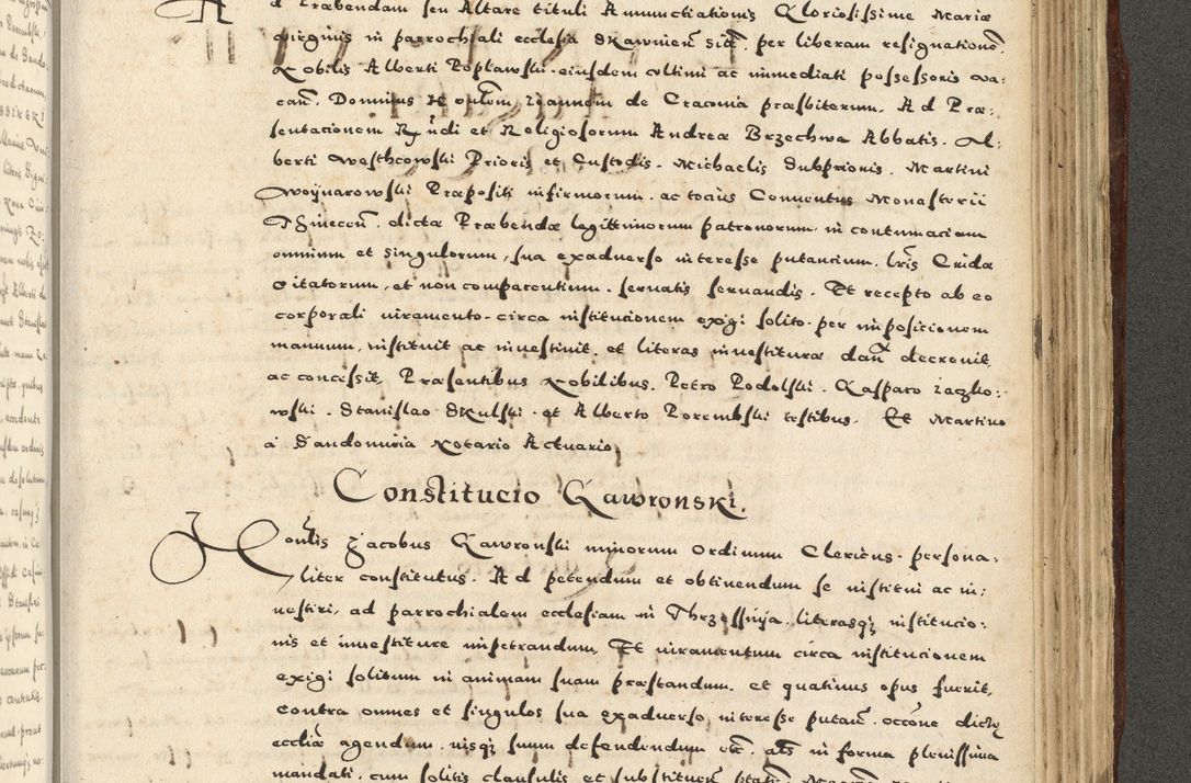 Zdjęcie nr 1021 dla obiektu archiwalnego: Acta actorum causarum sententiarum deffinitiuarum, quam interloquutoriarum, decretorum, obligationum, procuratorum etc. coram Reverendo Domino Martino Izbienski de Rusiecz Archidiacono Posnaniensis, custode et in Spiritualibus Vicario generali officiali Cracoviensis, ad Annum Domini Millesimum quingentesimum Sexagesimum Nonum cuius indictio duodecima, Pontus Sanctissimi Pii Papae Quinti Annus quartus foeliciter continuantur