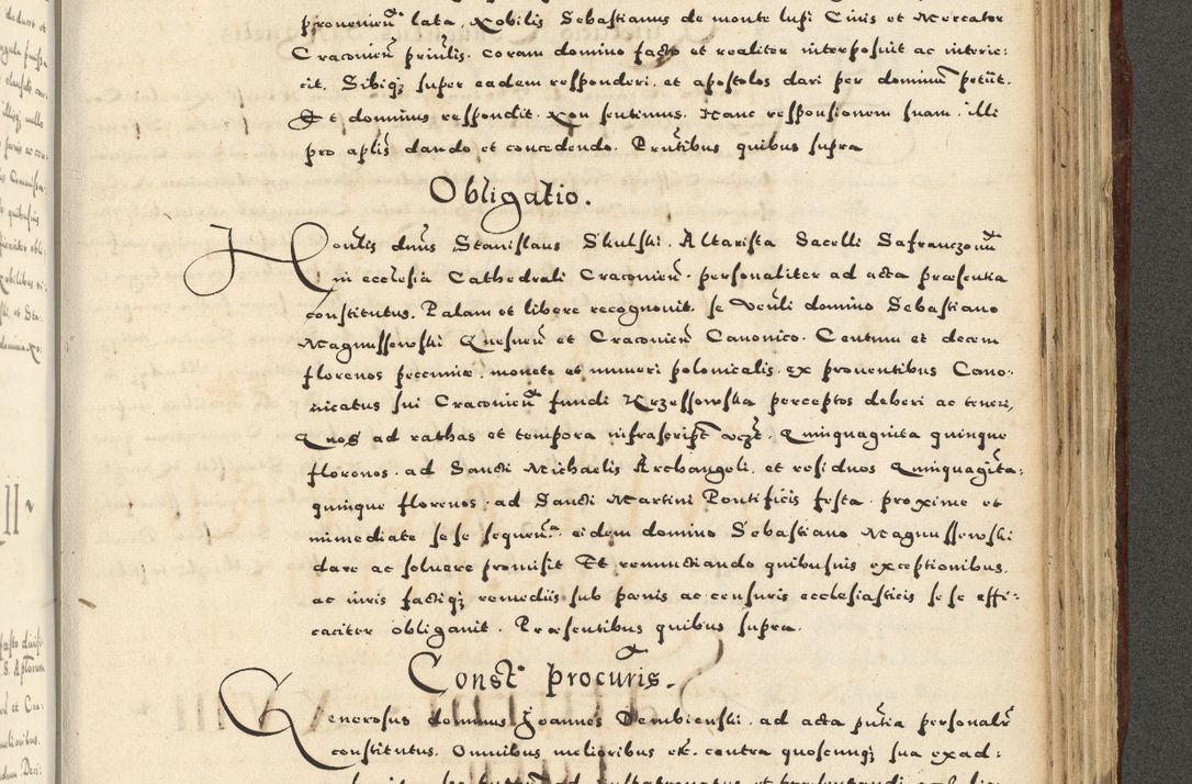 Zdjęcie nr 1013 dla obiektu archiwalnego: Acta actorum causarum sententiarum deffinitiuarum, quam interloquutoriarum, decretorum, obligationum, procuratorum etc. coram Reverendo Domino Martino Izbienski de Rusiecz Archidiacono Posnaniensis, custode et in Spiritualibus Vicario generali officiali Cracoviensis, ad Annum Domini Millesimum quingentesimum Sexagesimum Nonum cuius indictio duodecima, Pontus Sanctissimi Pii Papae Quinti Annus quartus foeliciter continuantur