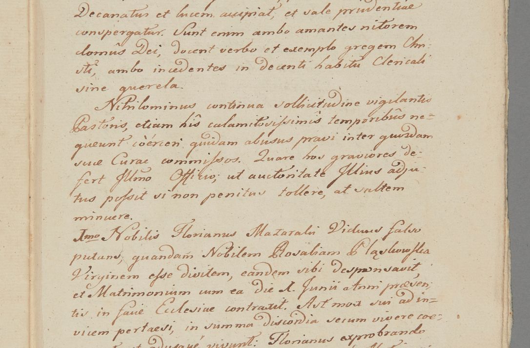 Zdjęcie nr 13 dla obiektu archiwalnego: ACTUS Visitationis Decanalis Ecclesiarum Parochialium Dioecesis Cracoviensis Decanatus Zwolinensis Ex Mandato Illustrissimi Reverendissimi Domini Augustini Caroli Borromaei LIPIŃSKI Utriusque Juris Doctoris, Ecclesiarum Cathedralium Cracoviensis Scholastici Provisi, Plocensis Canonici, Vicarii in Spiritualibus, et Officialis Generalis Cracoviensis, Ordinis Sancti Stanislai EQUITIS per Epistolam Encyclicam ad Decaneos Foraneos Dioecesis Cracoviensis Typis impressam Datam Cracoviae Die 29 Septembris Anno 1795 Promulgato per Me Joannem Cantium Poznański Canonicum Sancti Sepulcri Domini Praepositum Skarisoviensem pro Illustri Admodum Reverendo Domino Decano Zwolinensi Substitutum Visitatorem Mense Novembri peractae.