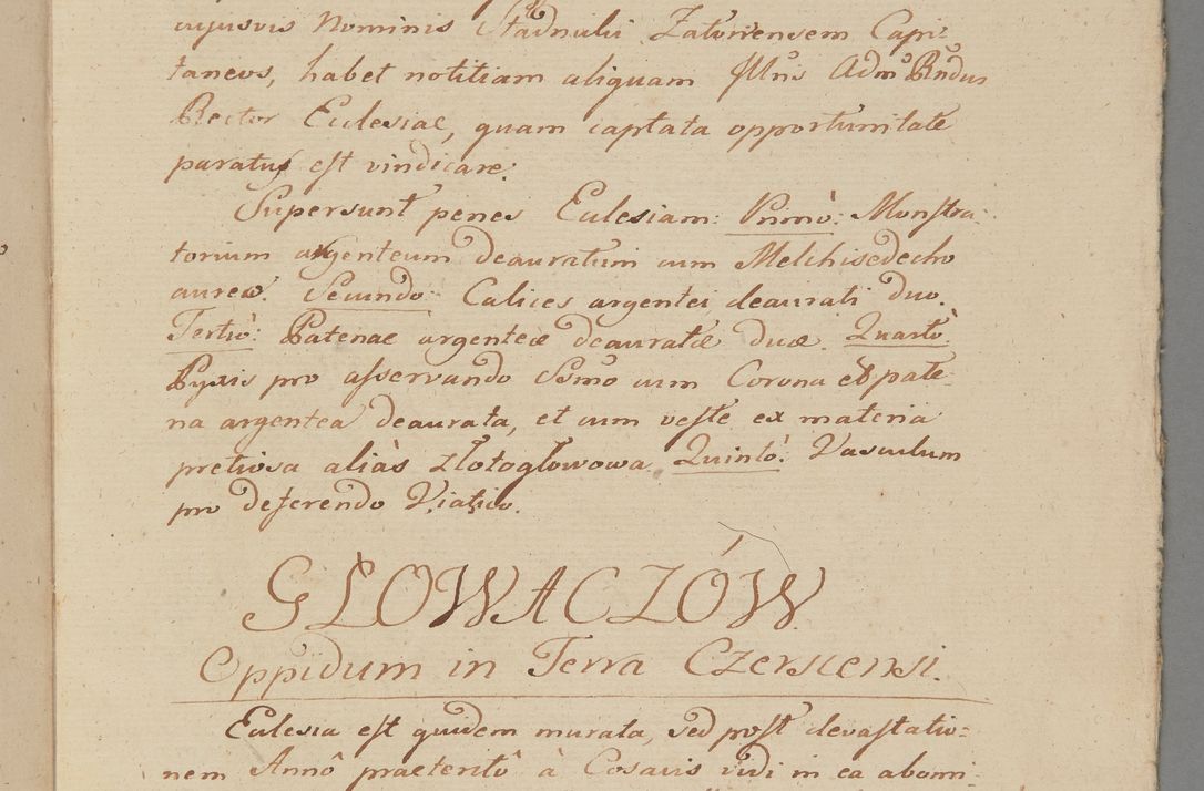Zdjęcie nr 5 dla obiektu archiwalnego: ACTUS Visitationis Decanalis Ecclesiarum Parochialium Dioecesis Cracoviensis Decanatus Zwolinensis Ex Mandato Illustrissimi Reverendissimi Domini Augustini Caroli Borromaei LIPIŃSKI Utriusque Juris Doctoris, Ecclesiarum Cathedralium Cracoviensis Scholastici Provisi, Plocensis Canonici, Vicarii in Spiritualibus, et Officialis Generalis Cracoviensis, Ordinis Sancti Stanislai EQUITIS per Epistolam Encyclicam ad Decaneos Foraneos Dioecesis Cracoviensis Typis impressam Datam Cracoviae Die 29 Septembris Anno 1795 Promulgato per Me Joannem Cantium Poznański Canonicum Sancti Sepulcri Domini Praepositum Skarisoviensem pro Illustri Admodum Reverendo Domino Decano Zwolinensi Substitutum Visitatorem Mense Novembri peractae.
