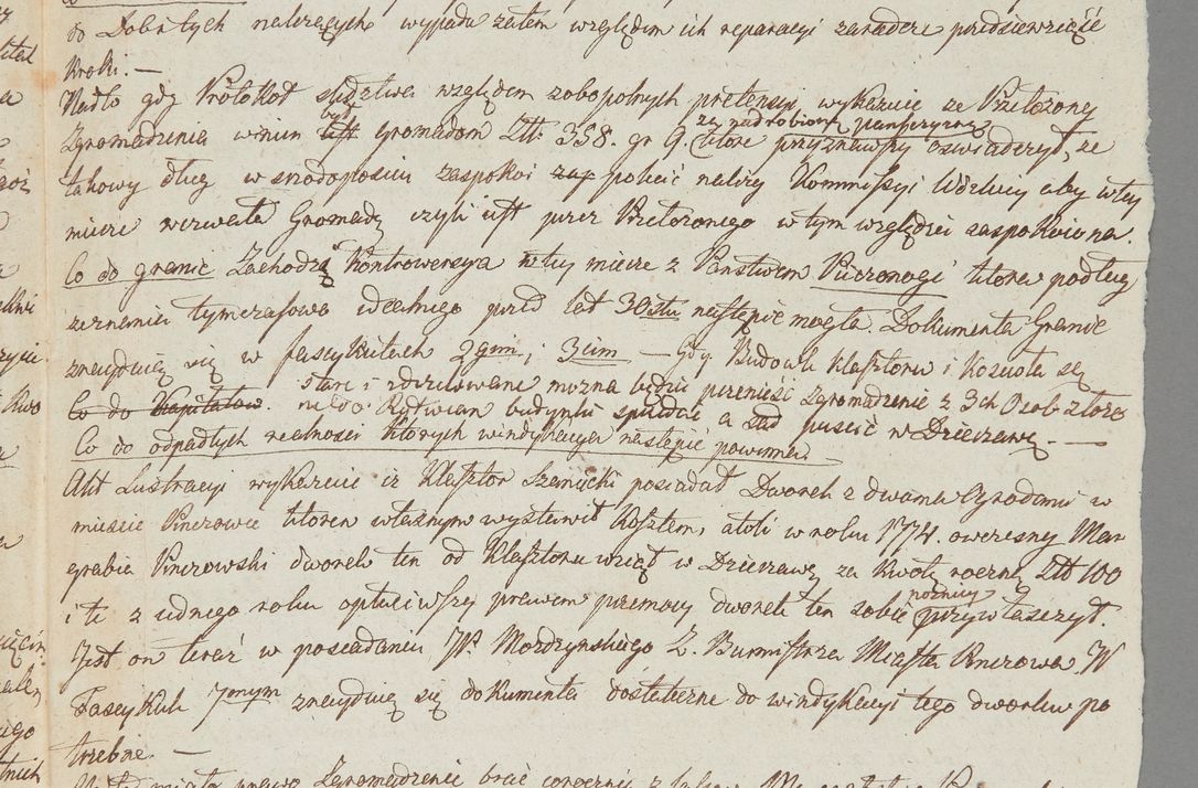 Zdjęcie nr 19 dla obiektu archiwalnego: [Akta lustracji dóbr różnych klasztorów i kościołów parafialnych]