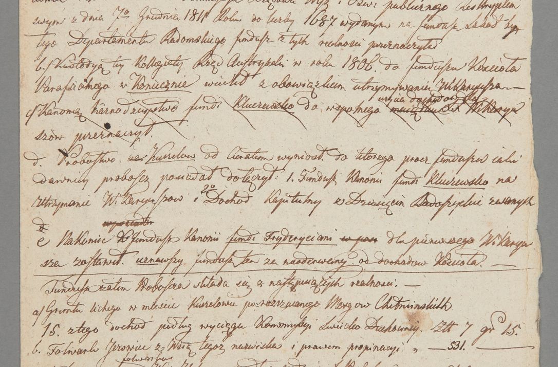 Zdjęcie nr 45 dla obiektu archiwalnego: [Akta lustracji dóbr różnych klasztorów i kościołów parafialnych]