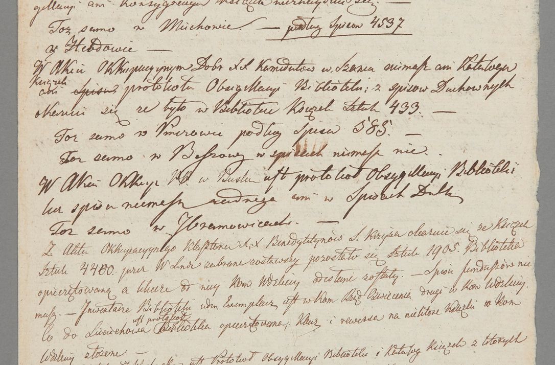 Zdjęcie nr 41 dla obiektu archiwalnego: [Akta lustracji dóbr różnych klasztorów i kościołów parafialnych]