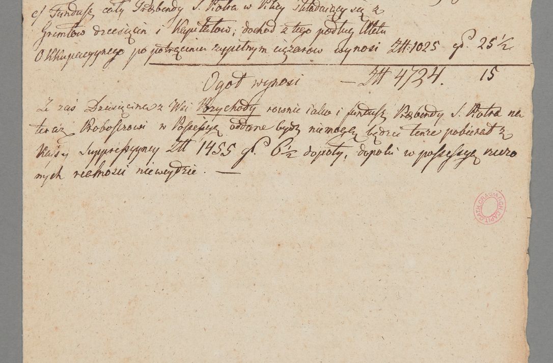 Zdjęcie nr 33 dla obiektu archiwalnego: [Akta lustracji dóbr różnych klasztorów i kościołów parafialnych]