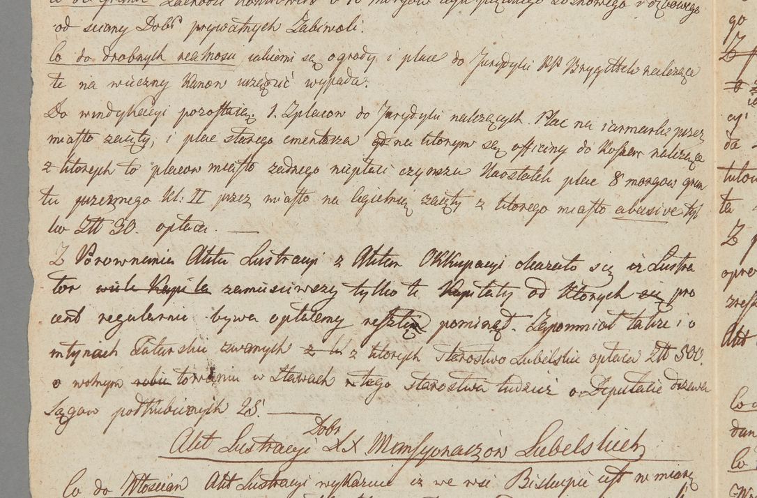 Zdjęcie nr 30 dla obiektu archiwalnego: [Akta lustracji dóbr różnych klasztorów i kościołów parafialnych]