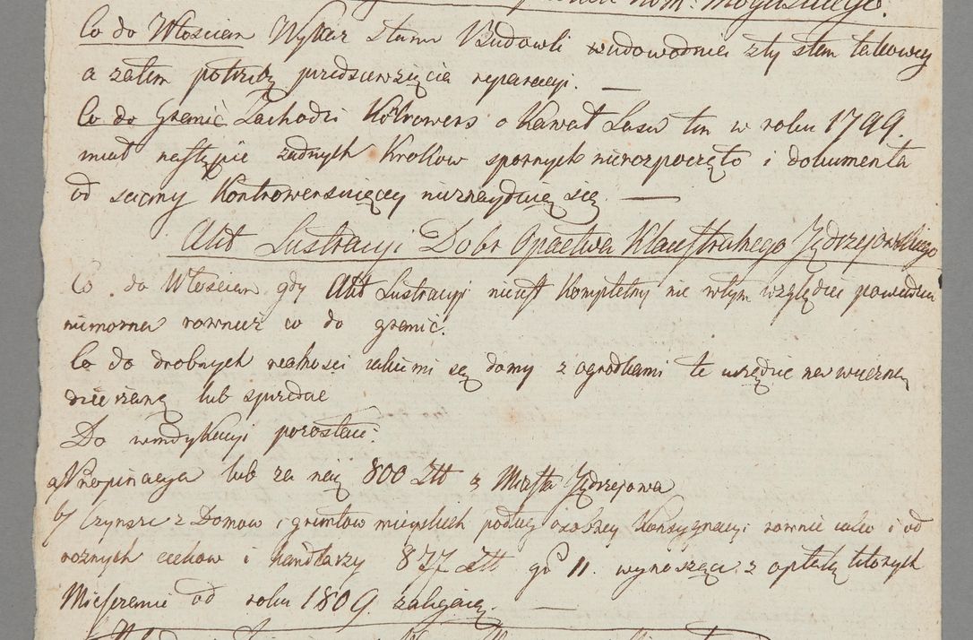 Zdjęcie nr 24 dla obiektu archiwalnego: [Akta lustracji dóbr różnych klasztorów i kościołów parafialnych]