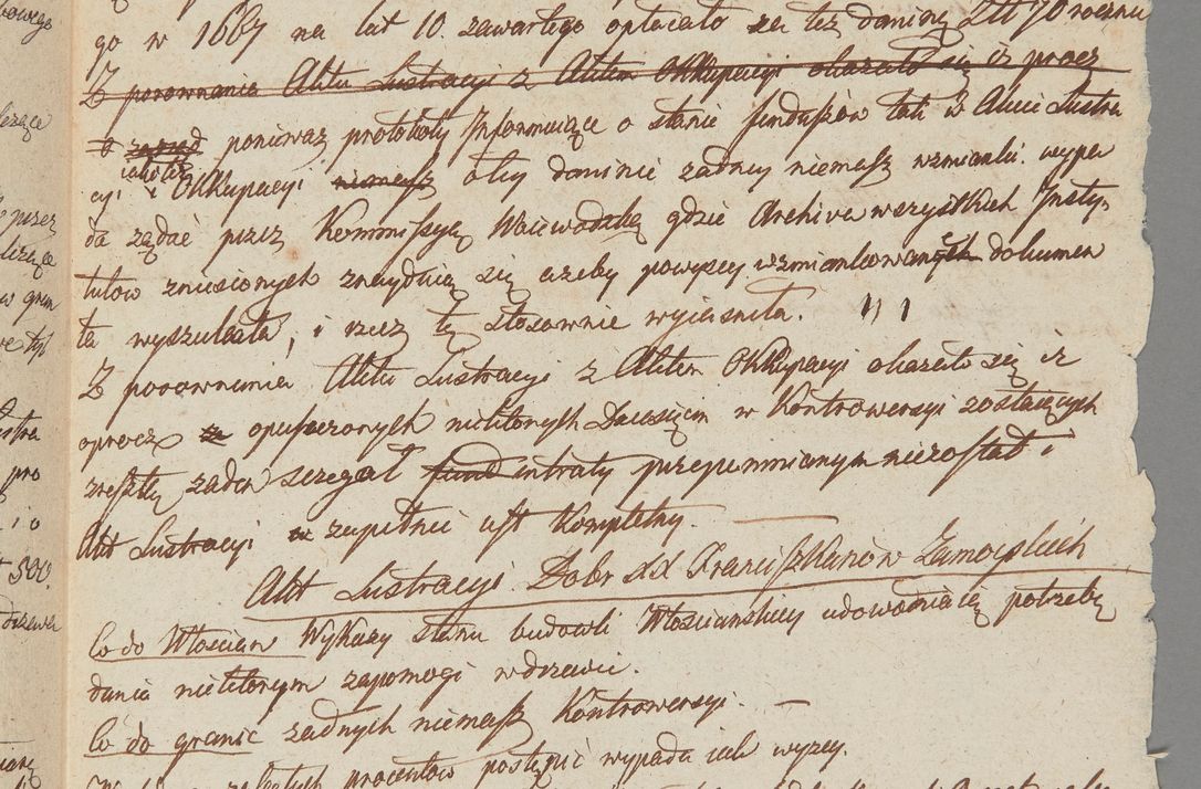 Zdjęcie nr 31 dla obiektu archiwalnego: [Akta lustracji dóbr różnych klasztorów i kościołów parafialnych]