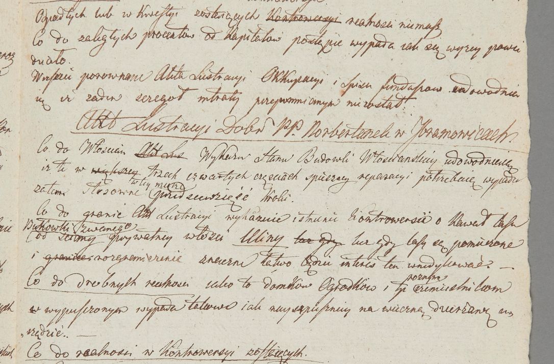 Zdjęcie nr 23 dla obiektu archiwalnego: [Akta lustracji dóbr różnych klasztorów i kościołów parafialnych]