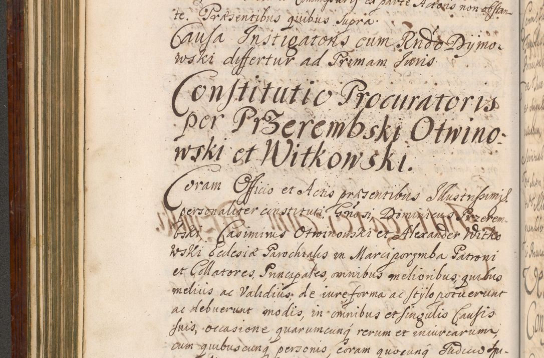 Zdjęcie nr 191 dla obiektu archiwalnego: Acta actorum episcopalium R. D. Andreae Trzebicki, episcopi Cracoviensis et ducis Severiae a die 26 Augusti anni 1661 ad annum 1666 inclusive. Volumen III.
