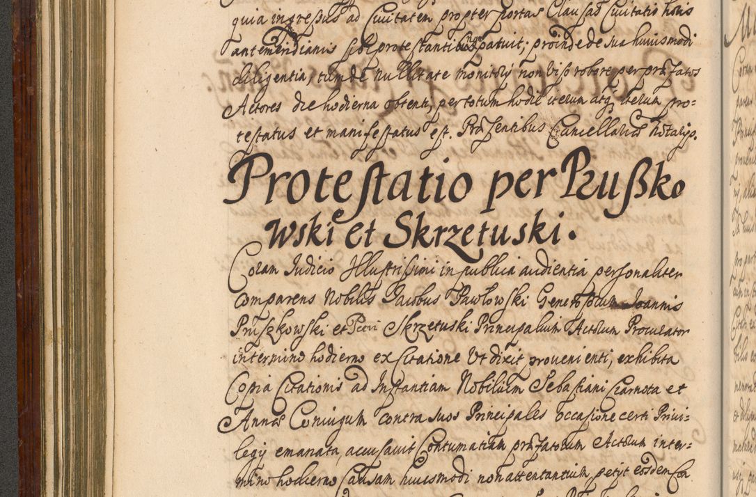 Zdjęcie nr 173 dla obiektu archiwalnego: Acta actorum episcopalium R. D. Andreae Trzebicki, episcopi Cracoviensis et ducis Severiae a die 26 Augusti anni 1661 ad annum 1666 inclusive. Volumen III.