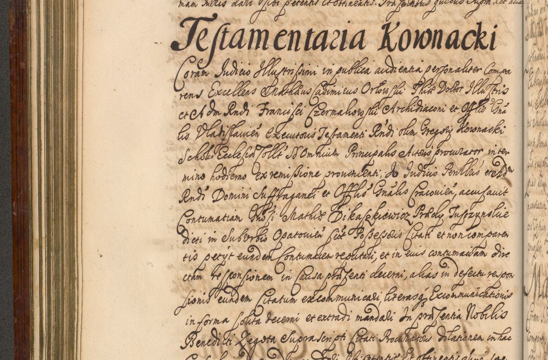 Zdjęcie nr 169 dla obiektu archiwalnego: Acta actorum episcopalium R. D. Andreae Trzebicki, episcopi Cracoviensis et ducis Severiae a die 26 Augusti anni 1661 ad annum 1666 inclusive. Volumen III.